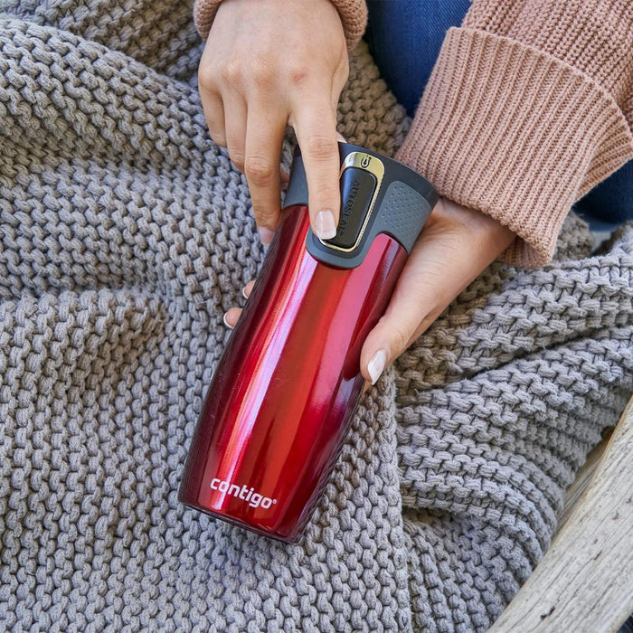Contigo West Loop Autoseal Travel Mug - Red (470ml)