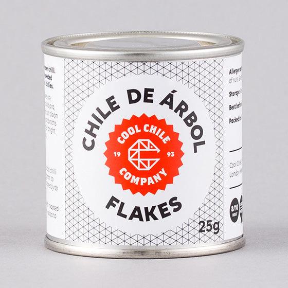 Cool Chile De Arbol Flakes In Tin (25g) | {{ collection.title }}