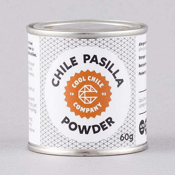 Cool Chile Pasilla Powder In Tin (60g) | {{ collection.title }}