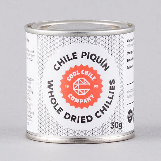Cool Chile Piquin Whole In Tin (30g) | {{ collection.title }}