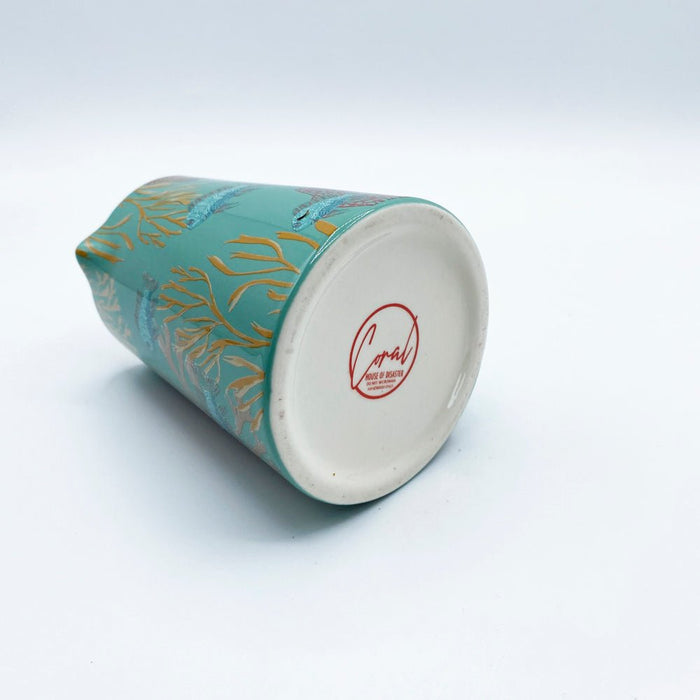 House of Disaster Coral Seahorse Jug