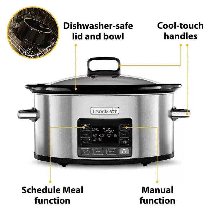 Crockpot CSC066 TimeSelect Digital Slow Cooker (5.6L) - LemonSalt