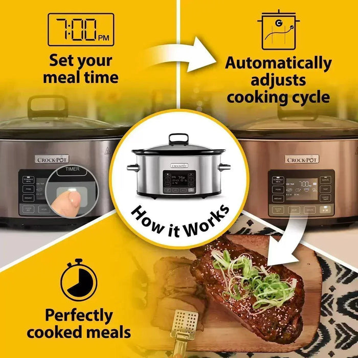 Crockpot CSC066 TimeSelect Digital Slow Cooker (5.6L) - LemonSalt