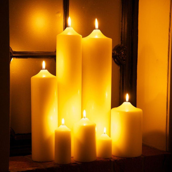 Culinary Concepts 130x70mm Church Candle - 45 Hour Burn Time