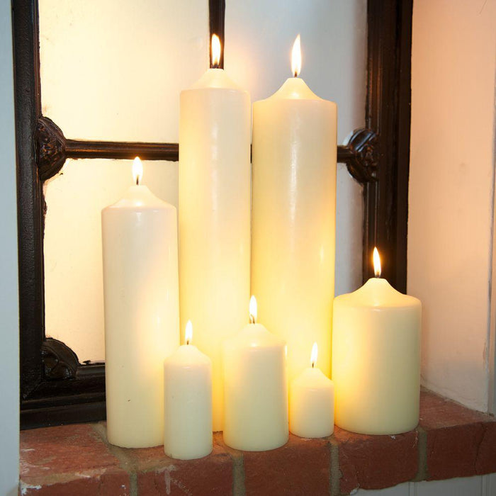 Culinary Concepts 130x70mm Church Candle - 45 Hour Burn Time | {{ collection.title }}