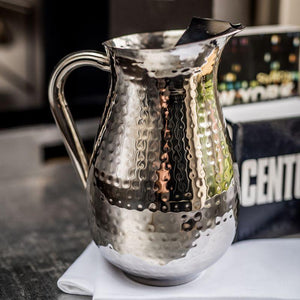 Culinary Concepts Champagne Hammered Tall Pitcher | {{ collection.title }}