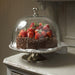 Culinary Concepts Large Beaded Edge Cake Stand With Glass Dome | {{ collection.title }}