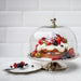 Culinary Concepts Large Beaded Edge Cake Stand With Glass Dome | {{ collection.title }}