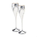Culinary Concepts Pair of Hammered Champagne Goblets | {{ collection.title }}