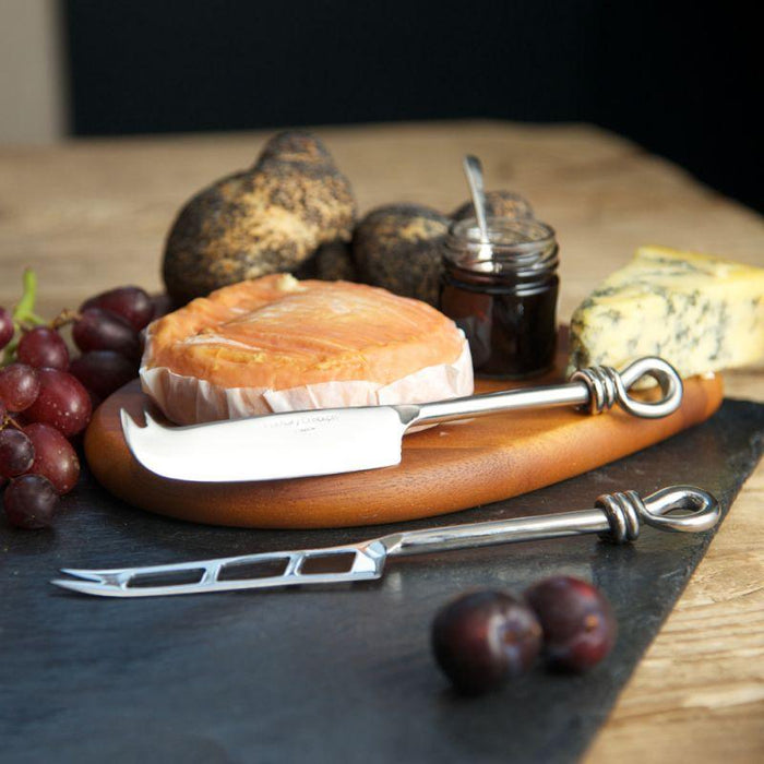 Culinary Concepts Polished Knot Traditional Cheese And Soft Cheese Knife Set | {{ collection.title }}