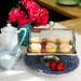 Culinary Concepts Rectangular Cake Plate With Glass Dome- Shiny Nickle | {{ collection.title }}