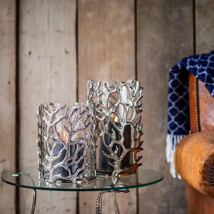 Culinary Concepts Small Coral Hurricane Lantern