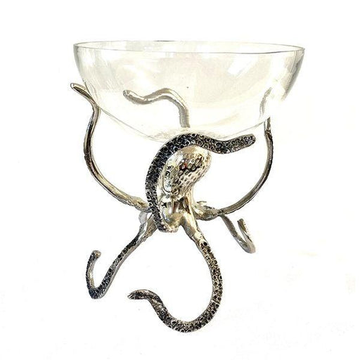 Culinary Concepts Standing Octopus With Clear Glass Bowl 20cm Dia | {{ collection.title }}