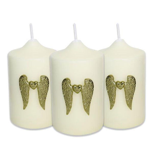 Culinary Concepts Wing Candle Pin With Heart - Set of 3 - Gold Finish | {{ collection.title }}