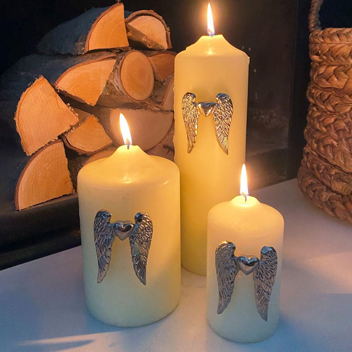 Culinary Concepts Wing Candle Pin With Heart - Set of 3 | {{ collection.title }}