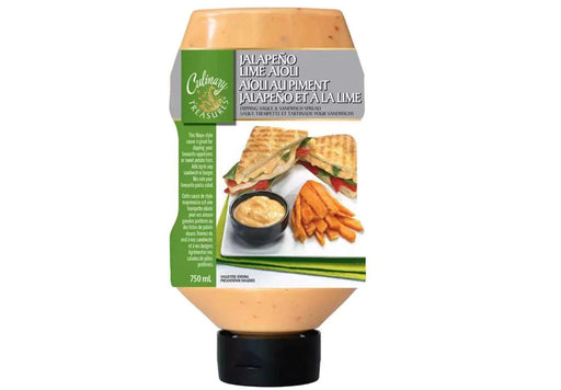 Culinary Treasures Jalapeno Lime Aioli Dipping Sauce (750ml) | {{ collection.title }}