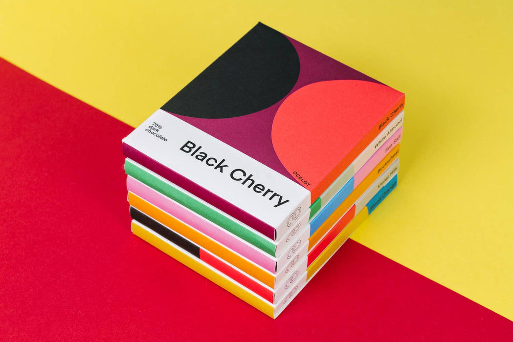 Ocelot Chocolate - Black Cherry Dark Chocolate Bar (70g)
