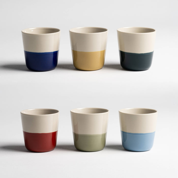 Kindred Rue Beaker - Mixed Colours - Small (Set of 6)