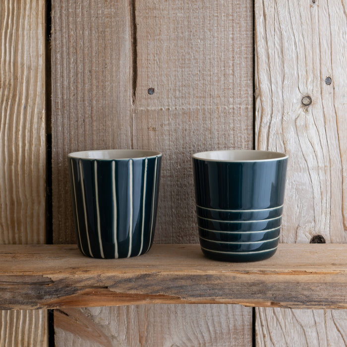 Kindred Vervain Beaker - Sea Green - Large (Set of 2)