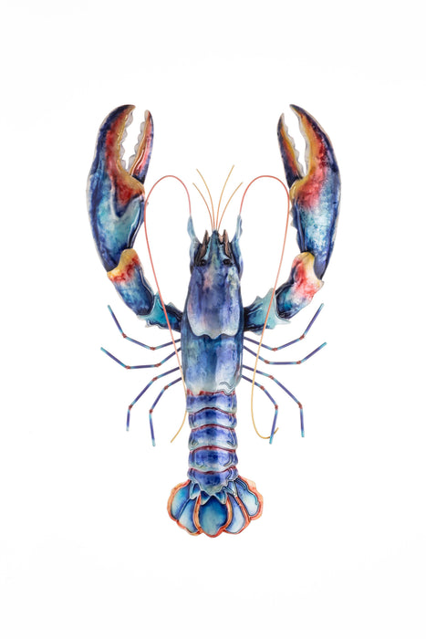 Shoeless Joe Blue Lobster Wall Art - Small
