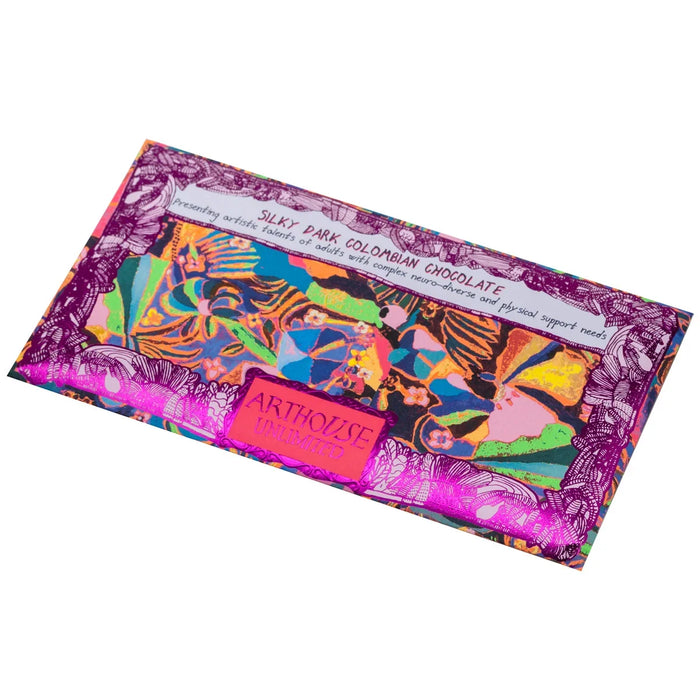 Arthouse Unlimited Silky Dark Colombian Chocolate Bar - Psychedelia (85g)