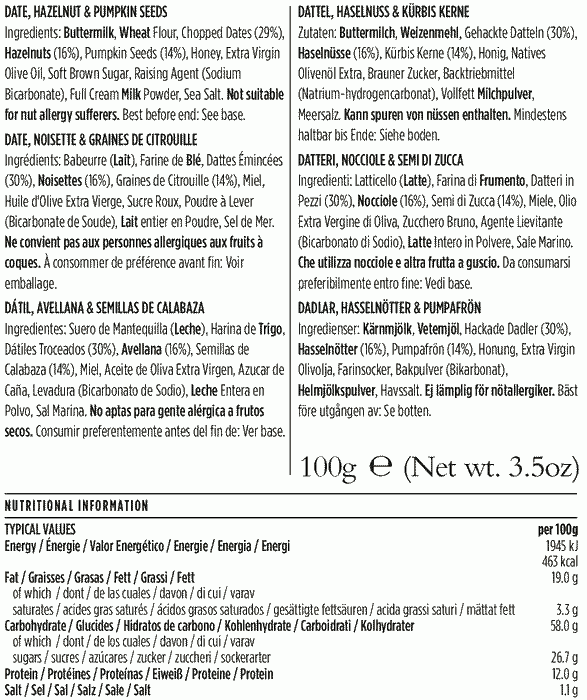 The Fine Cheese Co. Toast For Cheese With Dates, Hazelnuts & Pumpkin Seeds (100g)