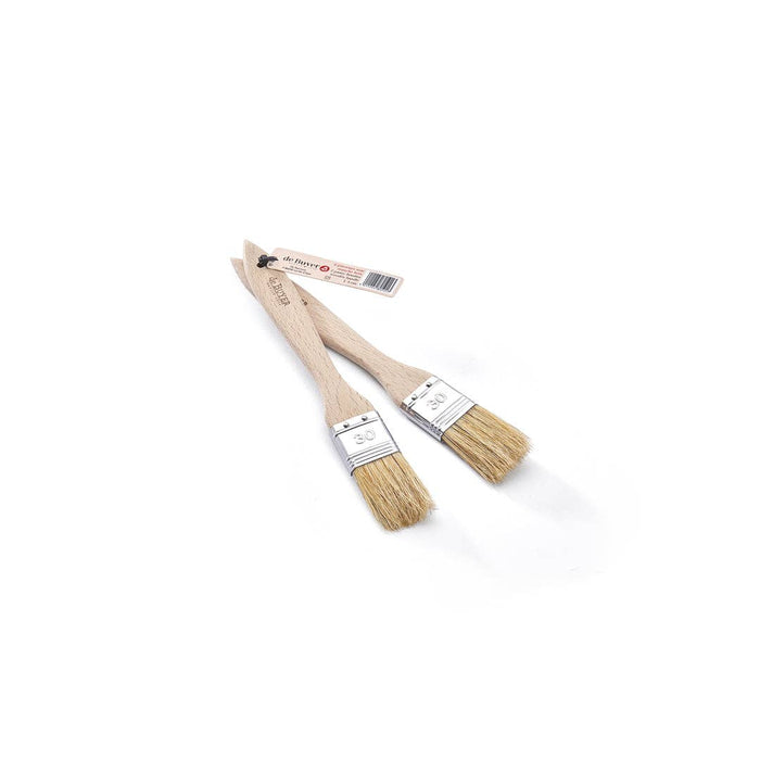 De Buyer 2pc Set Wooden Pastry Brushes (40mm)