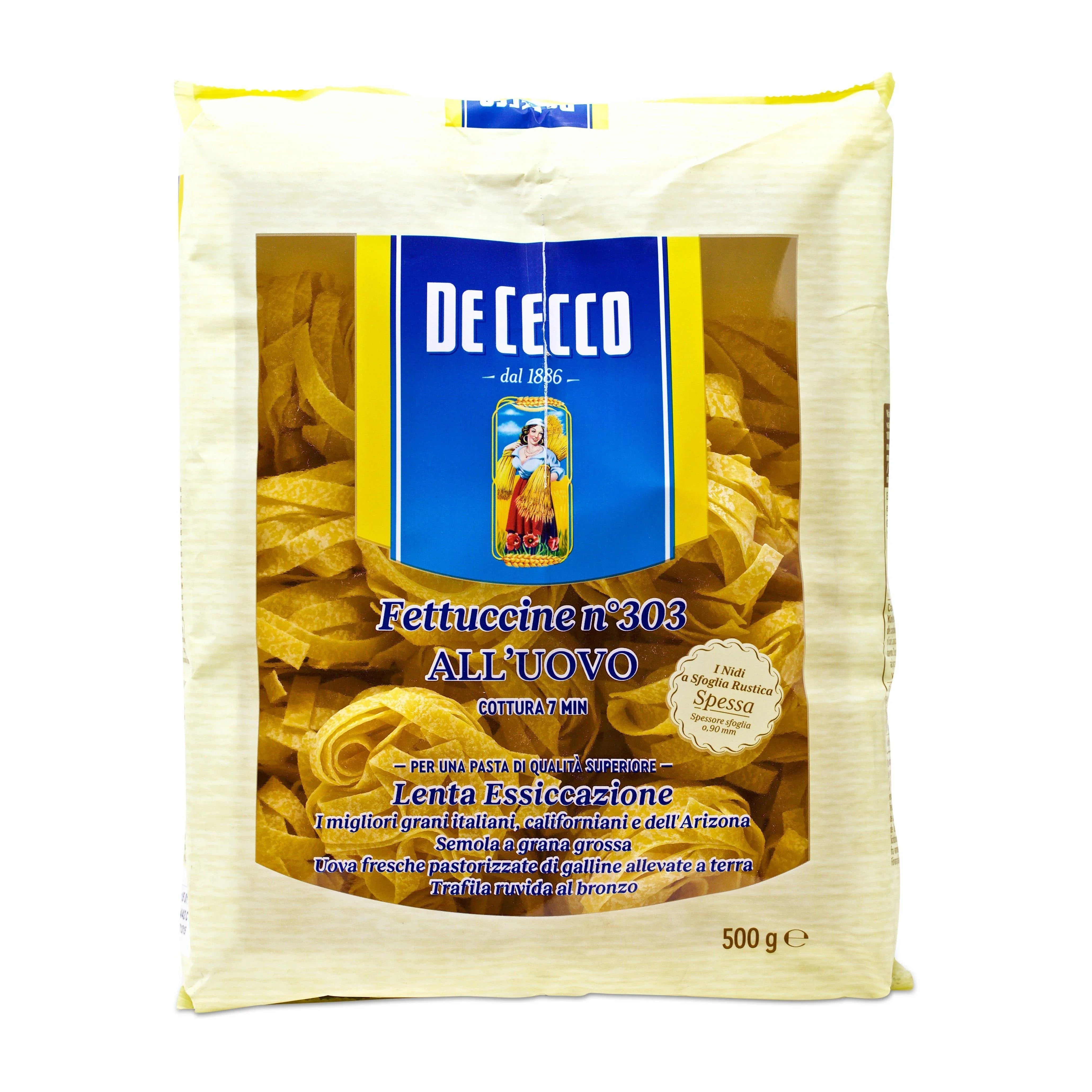 De Cecco Fettuccine All'uovo Pasta (500g)