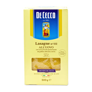 De Cecco Lasagne All'uovo (Lasagne Pasta) | {{ collection.title }}