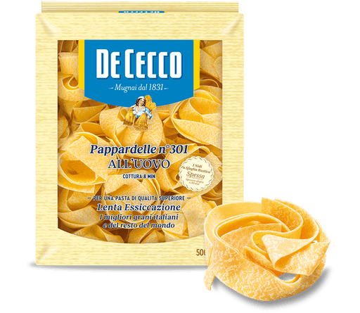 De Cecco Pappardelle All'uovo Nº301 (500g) | {{ collection.title }}