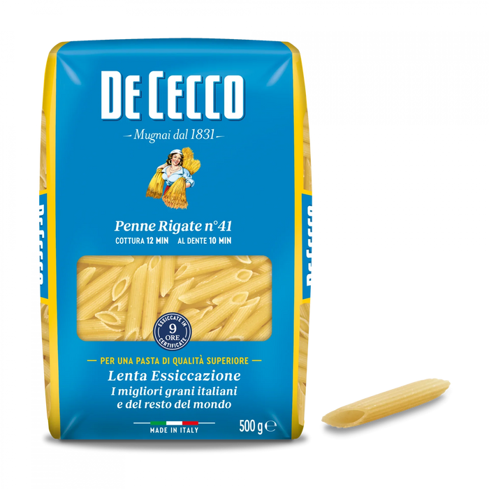 De Cecco Penne Rigate N41 Pasta (500g) - LemonSalt