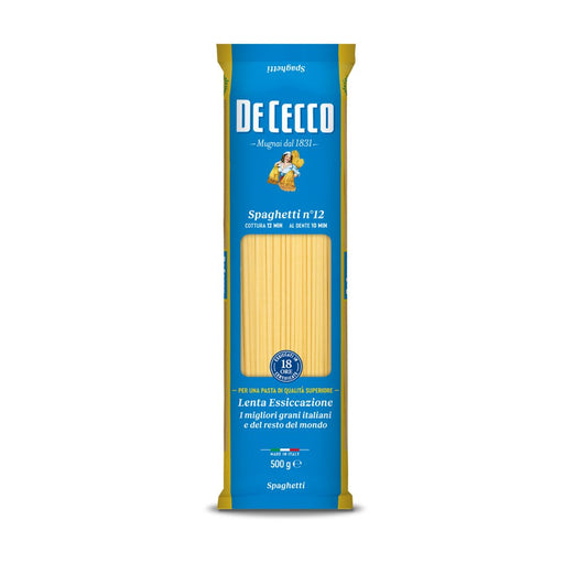 De Cecco Spaghetti N12 Pasta (500g) - LemonSalt