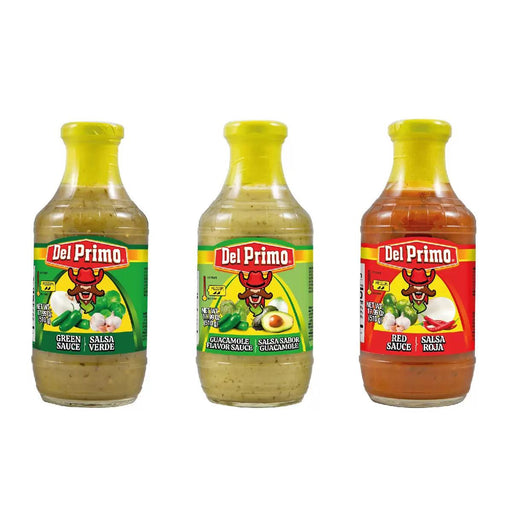Del Primo Pack Of 3 Mexican Salsa Sauces (3x510g) | {{ collection.title }}
