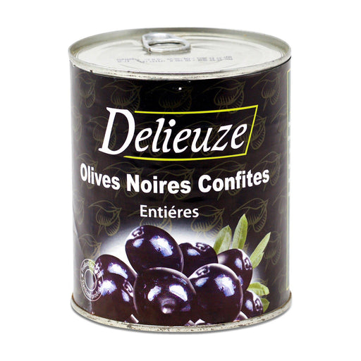 Delieuze Whole Canned Black Olives (850g) | {{ collection.title }}