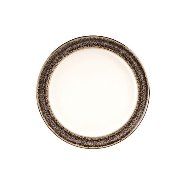 Denby Praline Wide Rimmed Dessert/Salad Plate, 24.5cm - LemonSalt