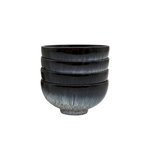 Denby Stoneware Halo Rice Bowls - Set of 4 (13cm) - LemonSalt