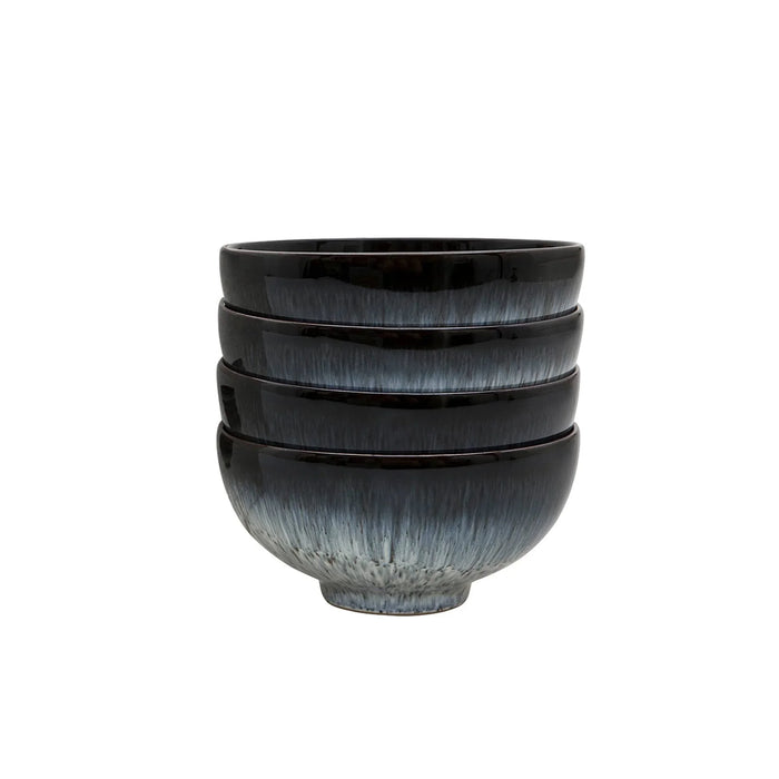 Denby Stoneware Halo Rice Bowls - Set of 4 (13cm) - LemonSalt