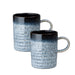 Denby Stoneware Halo Ridged Mug (Set of 2) - LemonSalt