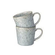 Denby Stoneware Halo Speckle Mugs - Set of 2