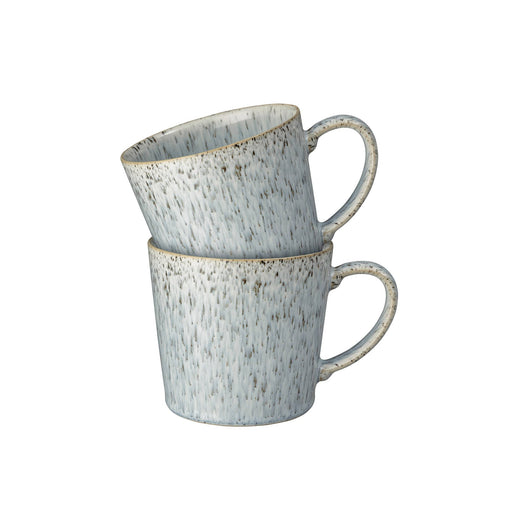 Denby Stoneware Halo Speckle Mugs - Set of 2 - LemonSalt