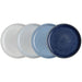 Denby Stoneware Studio Blue Coupe Dinner Plates - Set of 4 (26cm) - LemonSalt