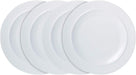 Denby White 4 Piece Dinner Plate Set - LemonSalt