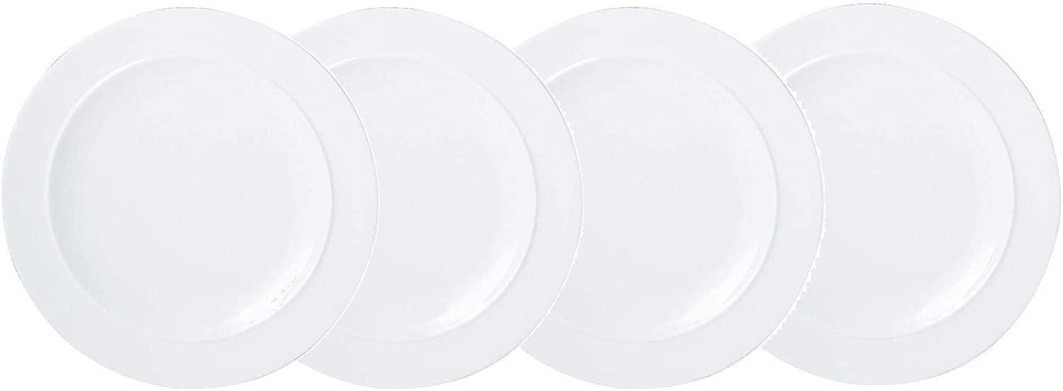 Denby White 4 Piece Medium Plate Set - LemonSalt