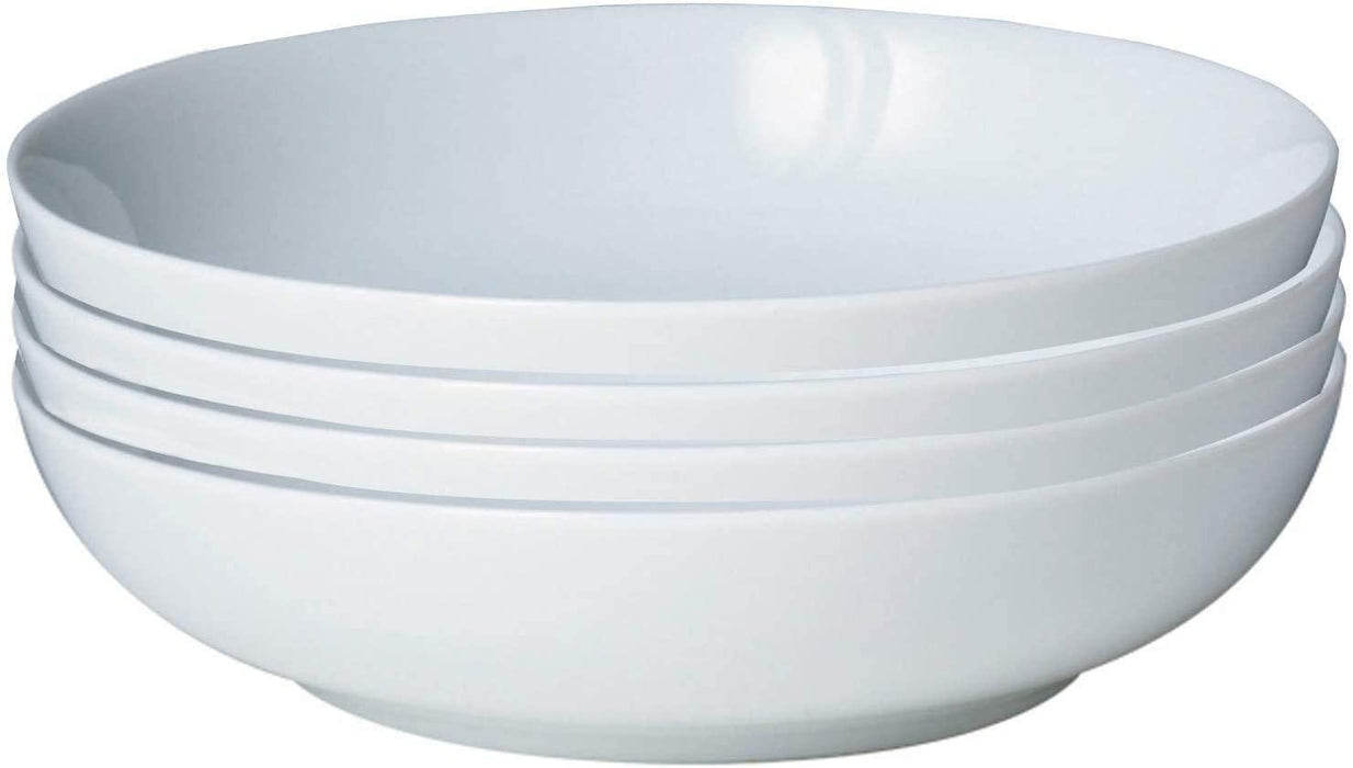 Denby White By 4 Piece Pasta Bowl Set - LemonSalt