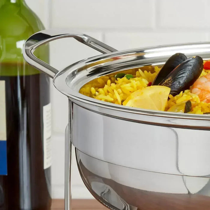 Denmark Round Stainless Steel Chafing Dish (3.7L) - LemonSalt