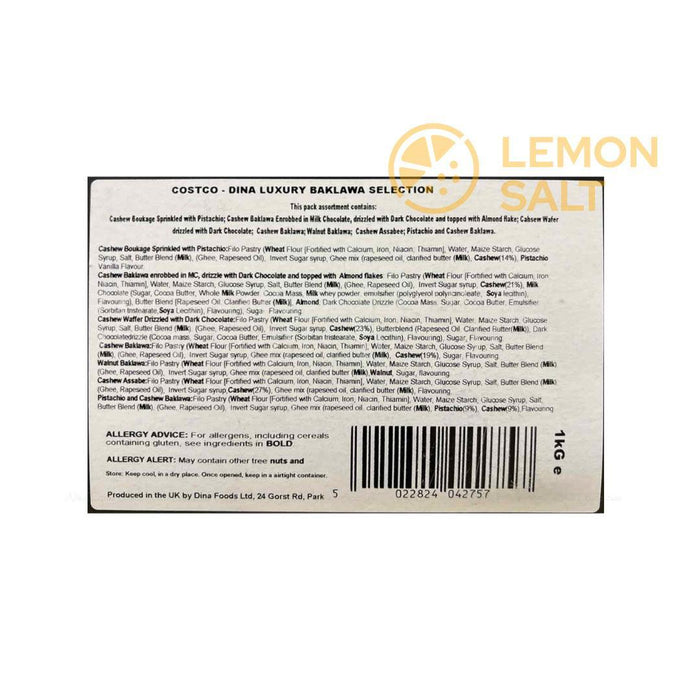 Dina Premium Handmade Baklava Selection (1kg)