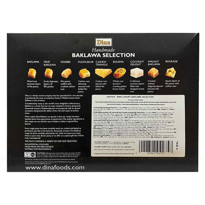 Dina Premium Handmade Baklava Selection (1kg)