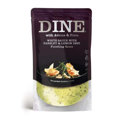 Dine - White Sauce With Parsley & Lemon Zest Finishing Sauce (350g) | {{ collection.title }}
