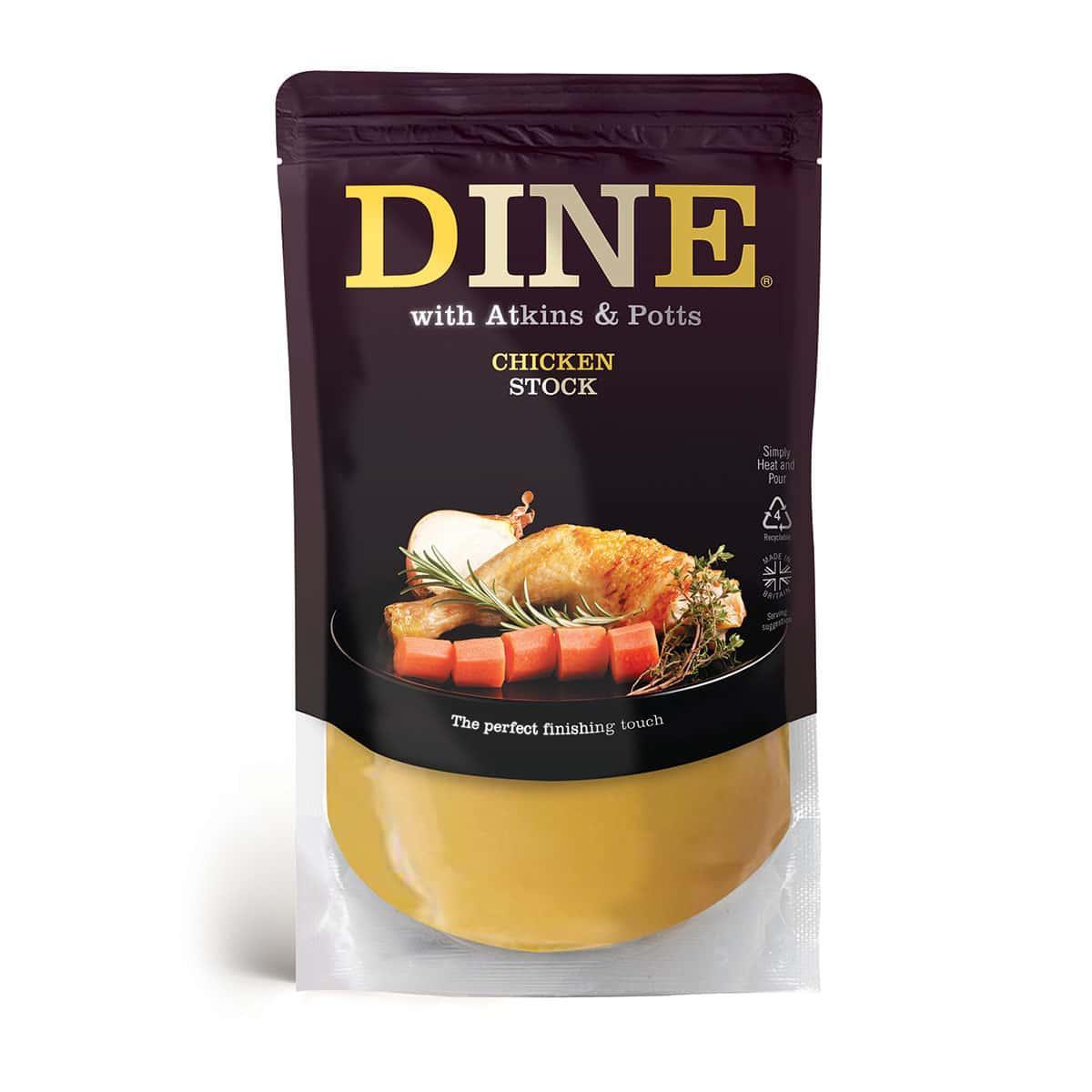 Dine with Atkins & Potts - Chicken Stock (350g)