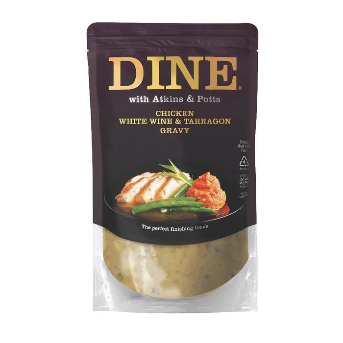 Dine with Atkins & Potts - Chicken, White Wine & Tarragon Gravy (350g)